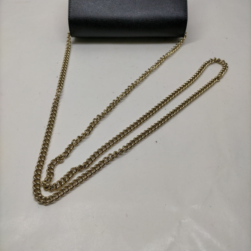 Furla Shoulder Bag Black Leather