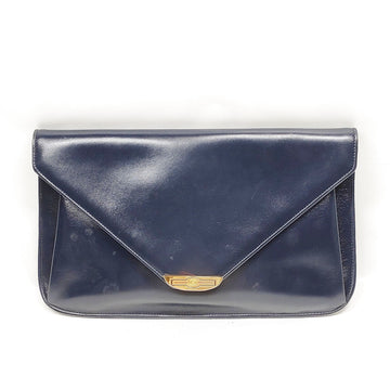 Vintage Gucci Clutch Bag Navy Blue