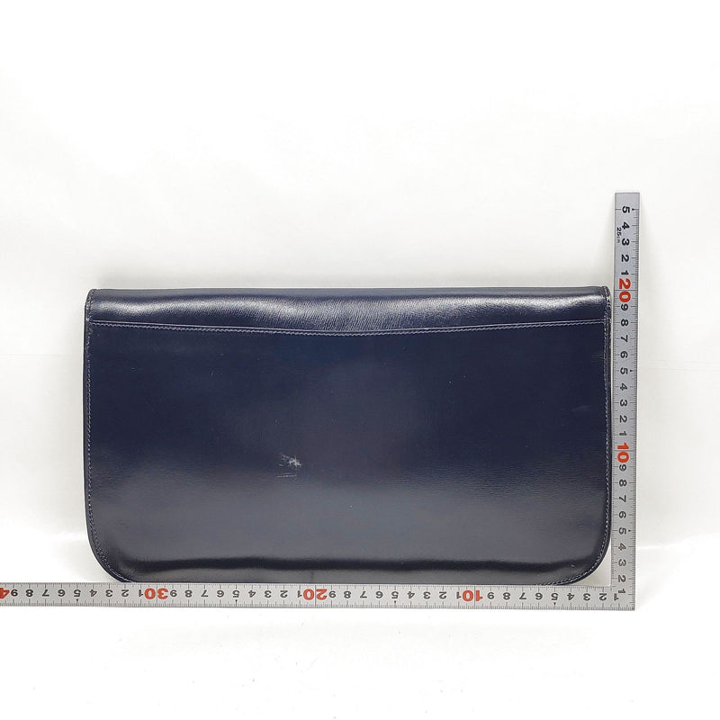 Vintage Gucci Clutch Bag Navy Blue