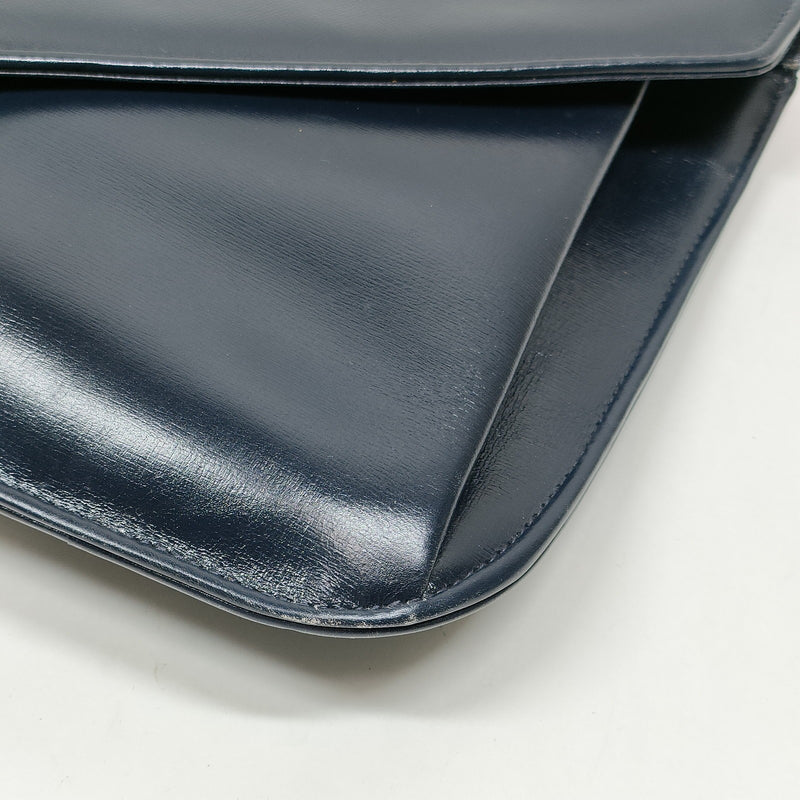 Vintage Gucci Clutch Bag Navy Blue