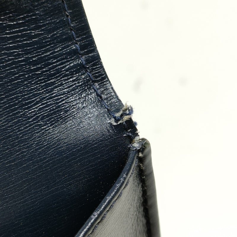 Vintage Gucci Clutch Bag Navy Blue