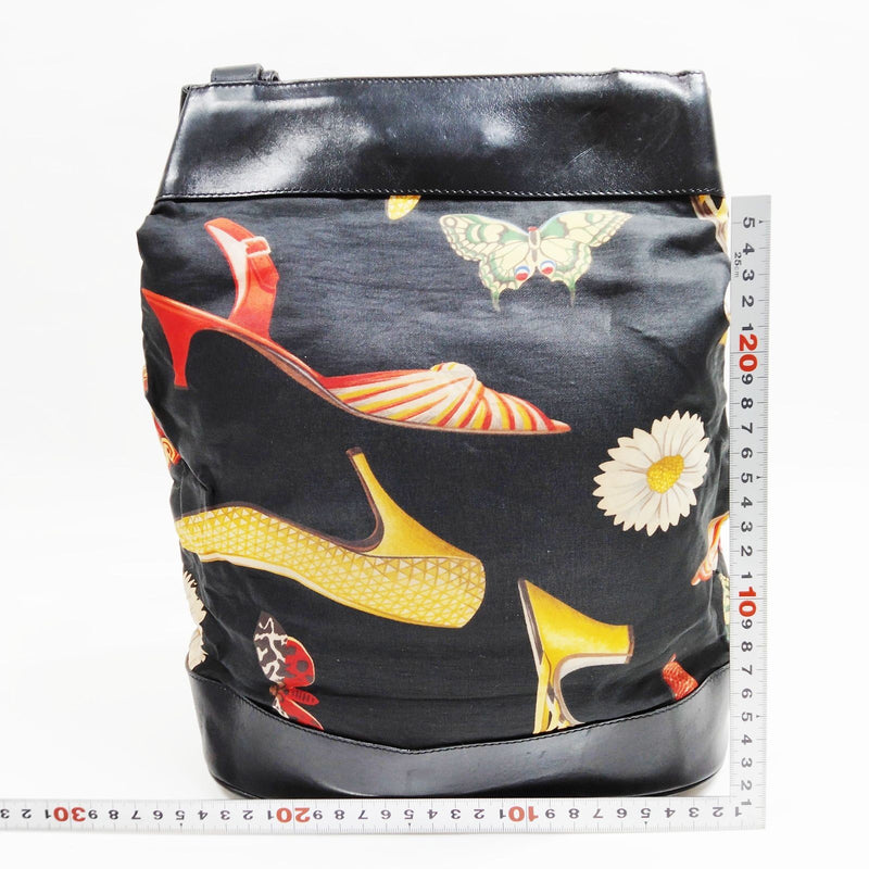 Ferragamo Shoulder Bag Black Nylon