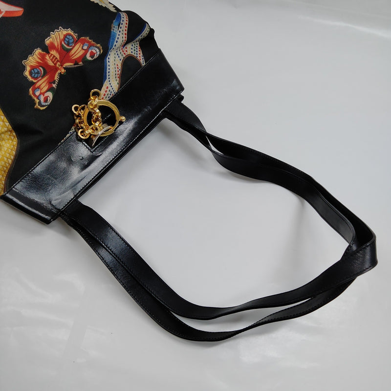 Ferragamo Shoulder Bag Black Nylon