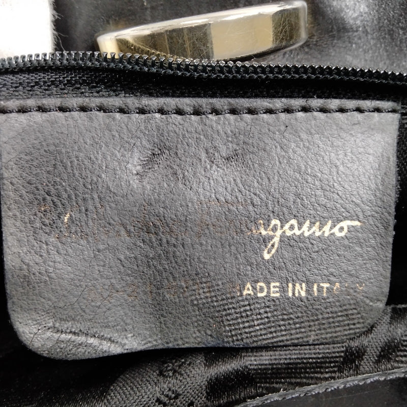 Ferragamo Shoulder Bag Black Nylon
