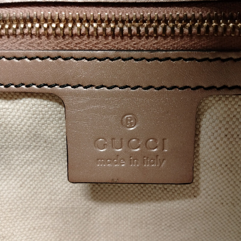 Gucci Shoulder Bag Pink Patent Leather
