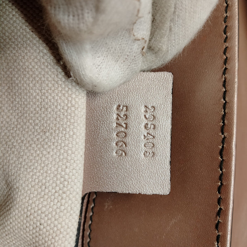 Gucci Shoulder Bag Pink Patent Leather