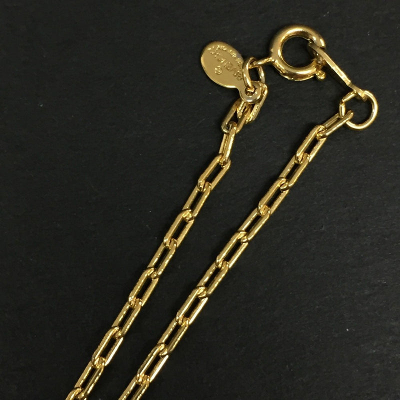 Givenchy Gg Logo Gold Tone Pendant
