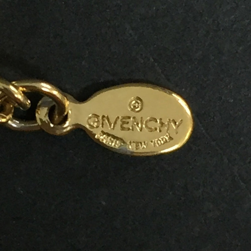 Givenchy Gg Logo Gold Tone Pendant