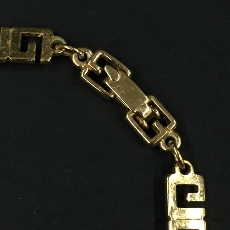 Givenchy G Logo Gold Tone Pendant
