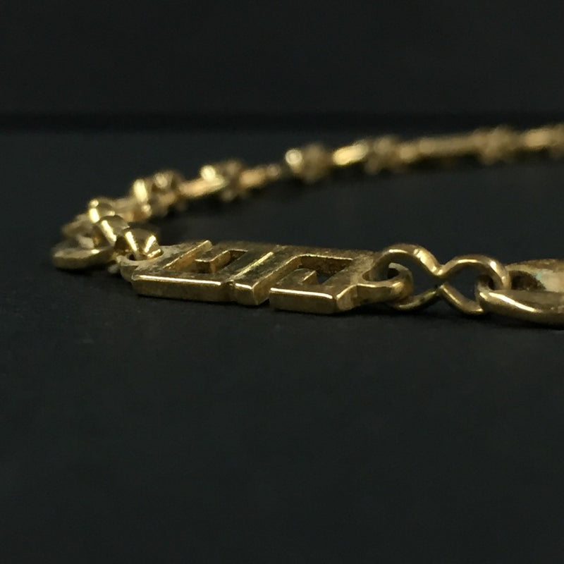 Givenchy G Logo Gold Tone Pendant