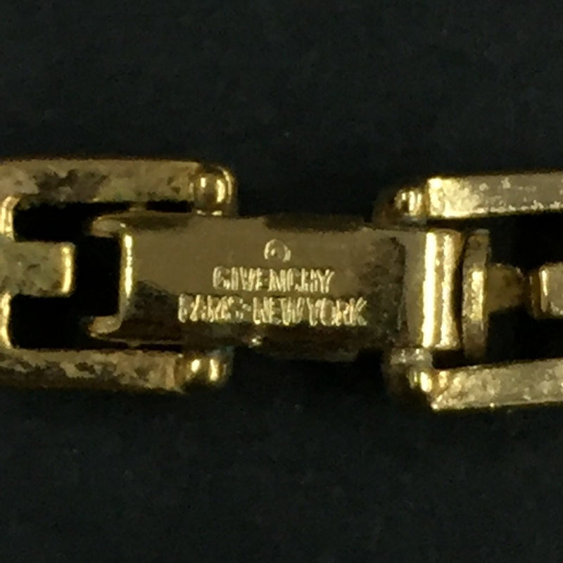 Givenchy G Logo Gold Tone Pendant