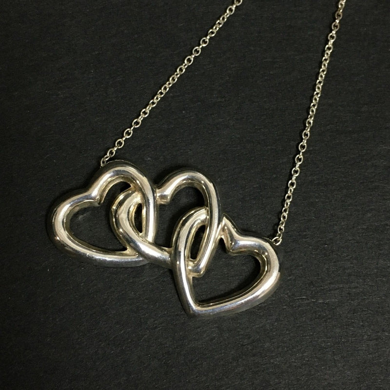 Tiffany&Co. Silver Triple Open Hearts