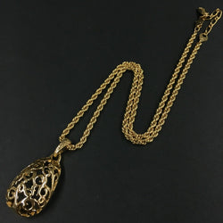 Yves Saint Laurent Gold Tone Pendant
