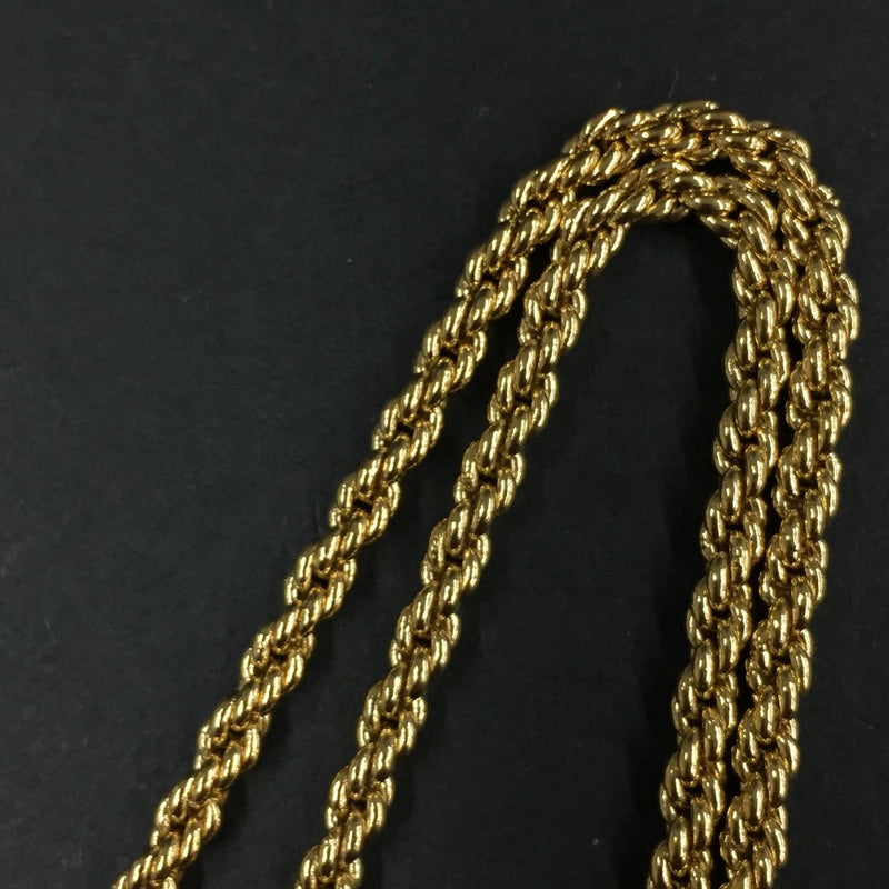 Yves Saint Laurent Gold Tone Pendant
