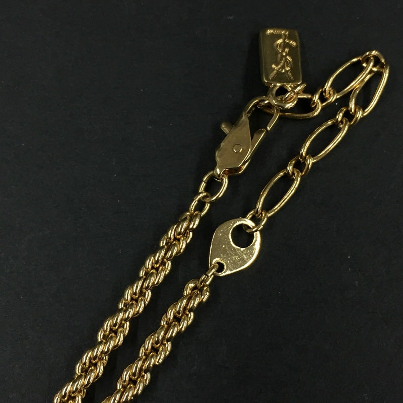 Yves Saint Laurent Gold Tone Pendant
