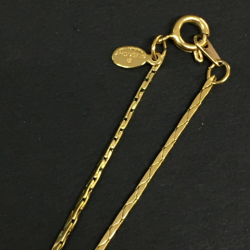 Givenchy G Logo Gold Tone Pendant