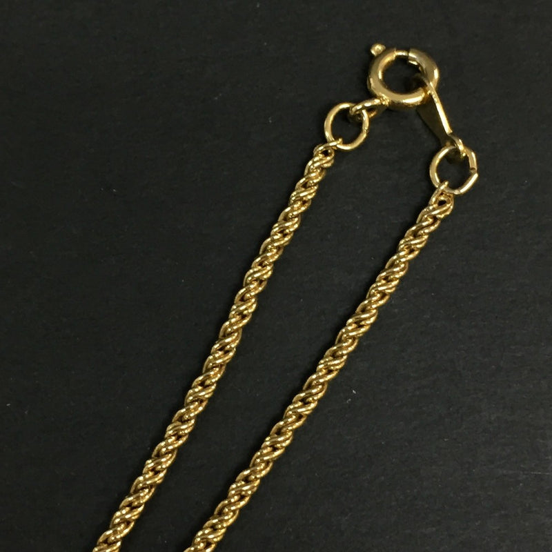 Givenchy 4G Logo Gold Tone Pendant