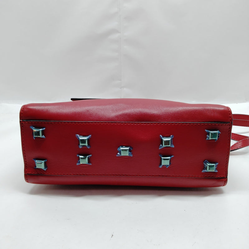 Valentino Garavani Hand Bag Red Leather