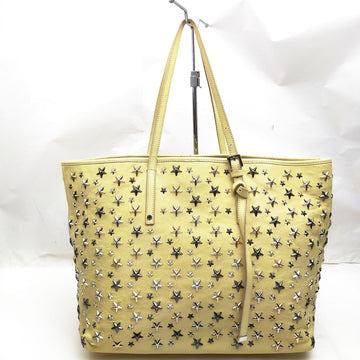 Jimmy Choo Tote Bag Yellow Leather