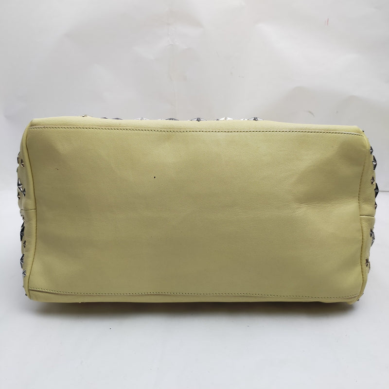 Jimmy Choo Tote Bag Yellow Leather