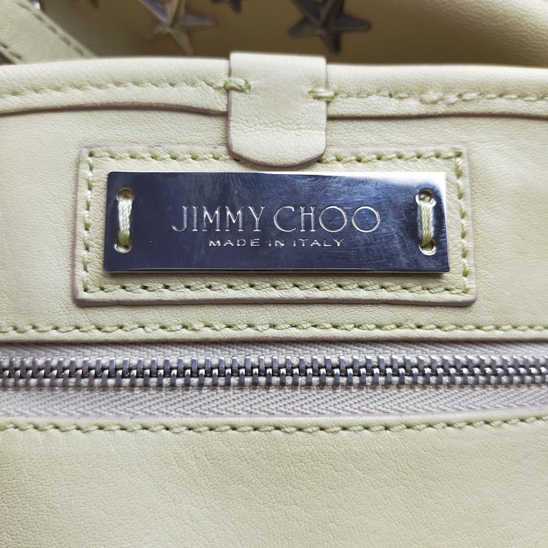 Jimmy Choo Tote Bag Yellow Leather