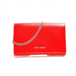 Saint Laurent Hand Bag Red Leather