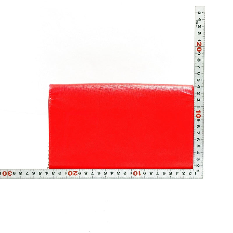 Saint Laurent Hand Bag Red Leather