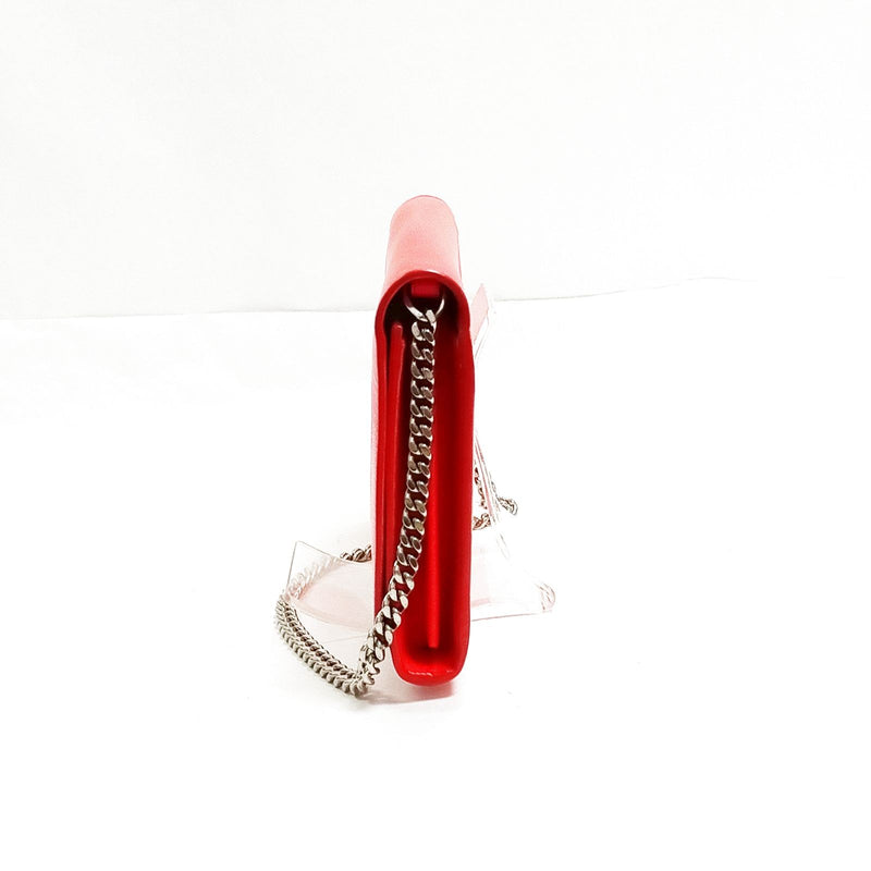 Saint Laurent Hand Bag Red Leather
