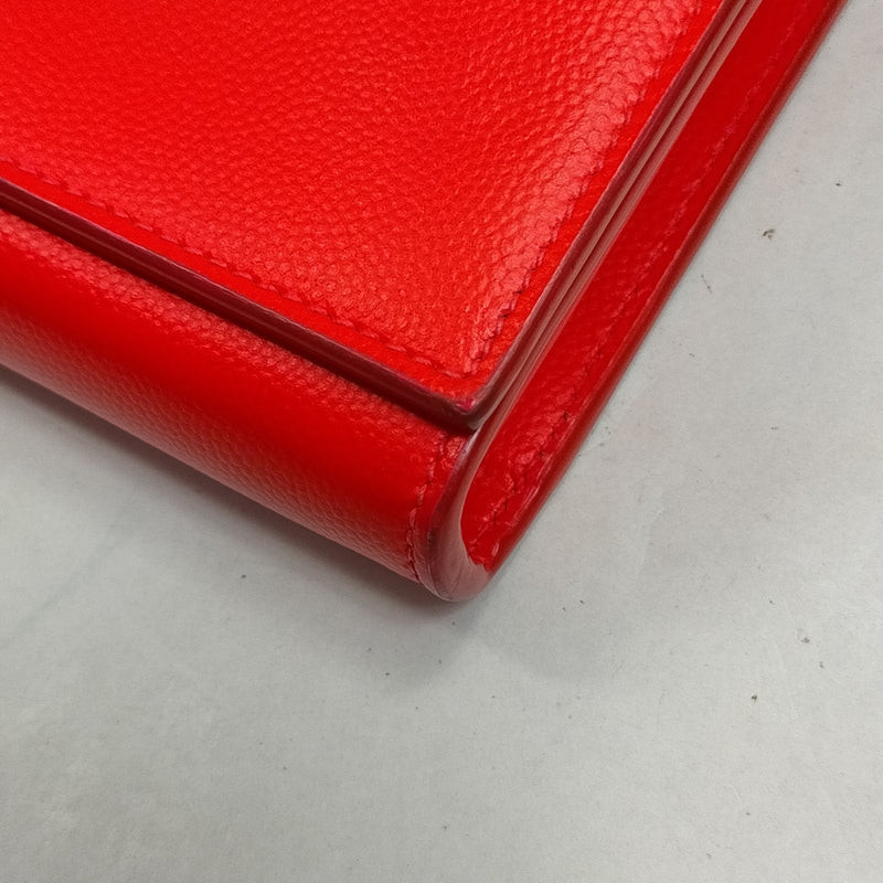 Saint Laurent Hand Bag Red Leather