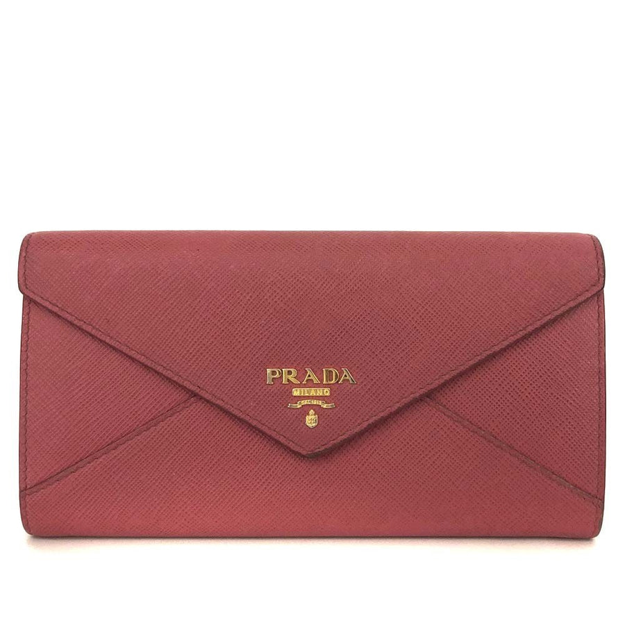 Prada Saffiano Leather Envelope Long