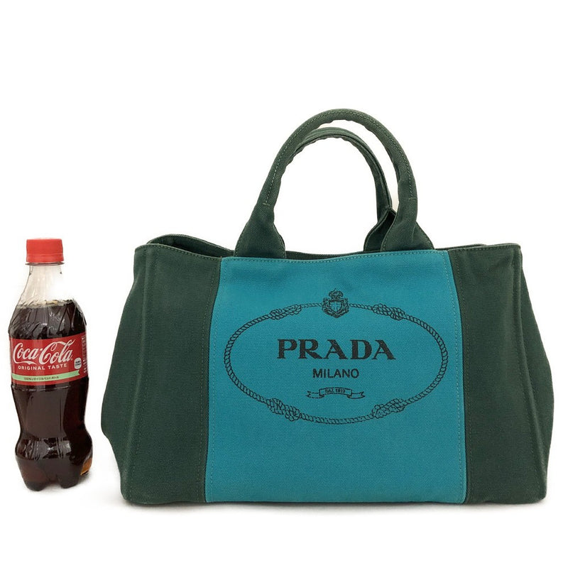 Prada Canapa Canvas 2Way Shoulder Tote