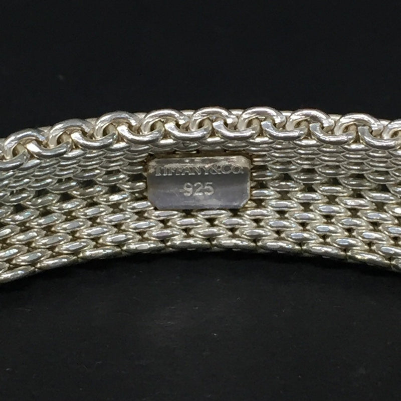 Tiffany&Co. Silver Somerset Mesh Bangle
