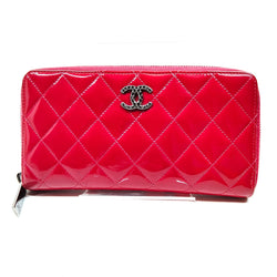 Chanel Long Wallet Pink Enamel