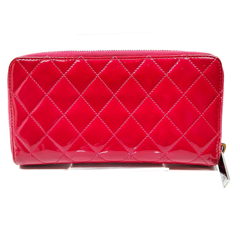 Chanel Long Wallet Pink Enamel