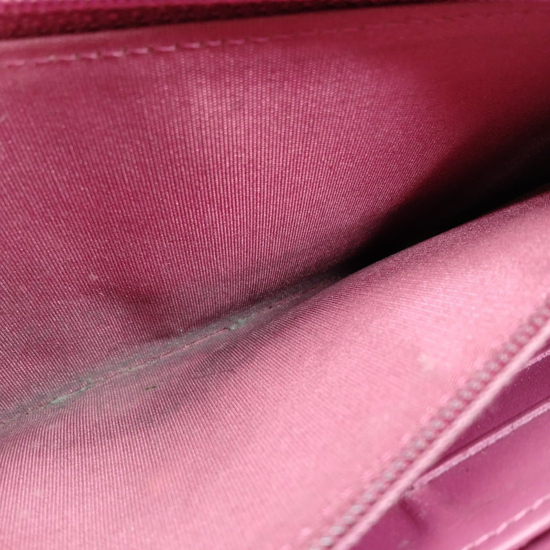 Chanel Long Wallet Pink Enamel