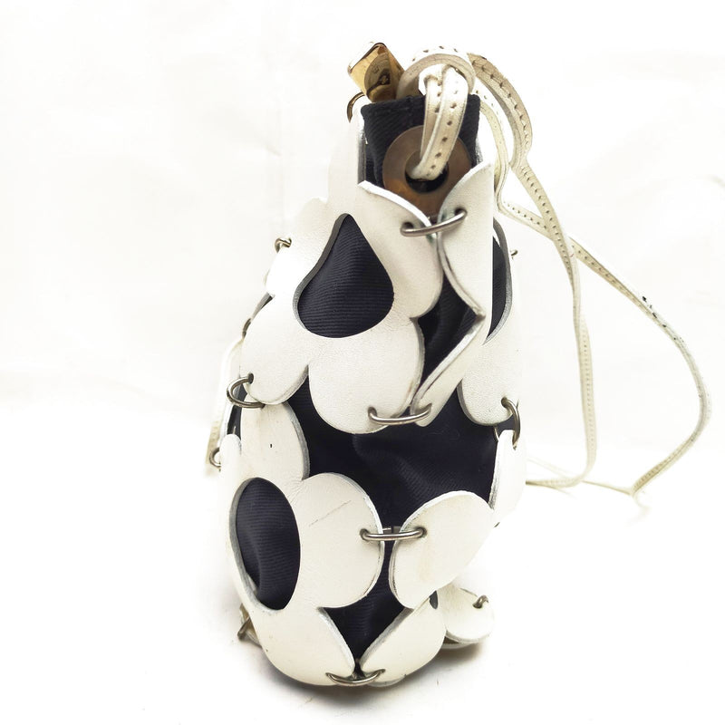 Celine Shoulder Bag White Leather