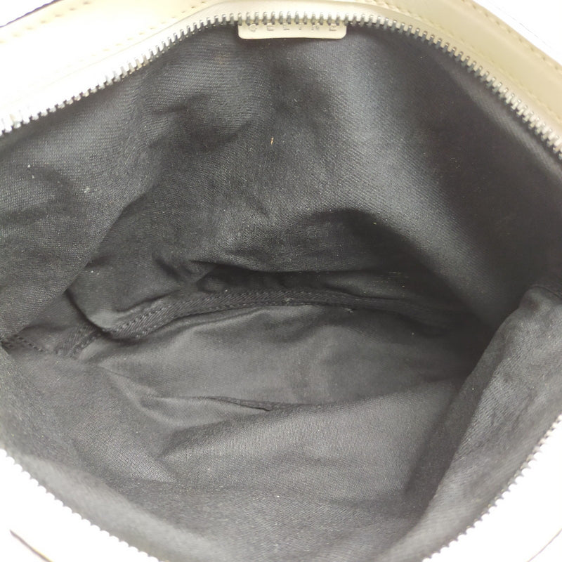 Celine Shoulder Bag White Leather