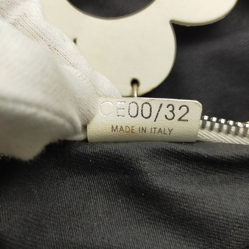 Celine Shoulder Bag White Leather