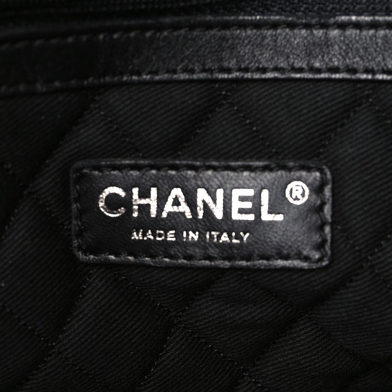 Chanel Calfskin Large Bowler Black
