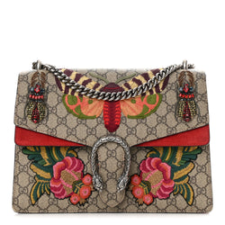 Gucci Gg Supreme Embroidered Medium