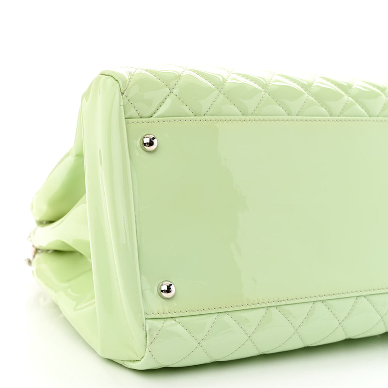 Chanel Patent Quilted Large Just