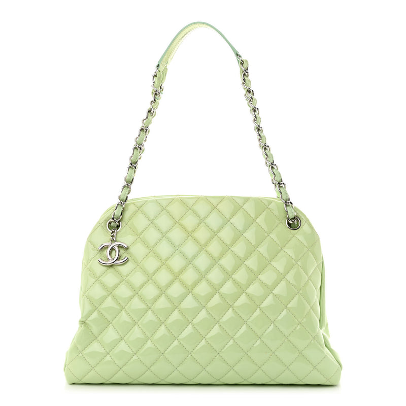 Chanel Patent Quilted Large Just