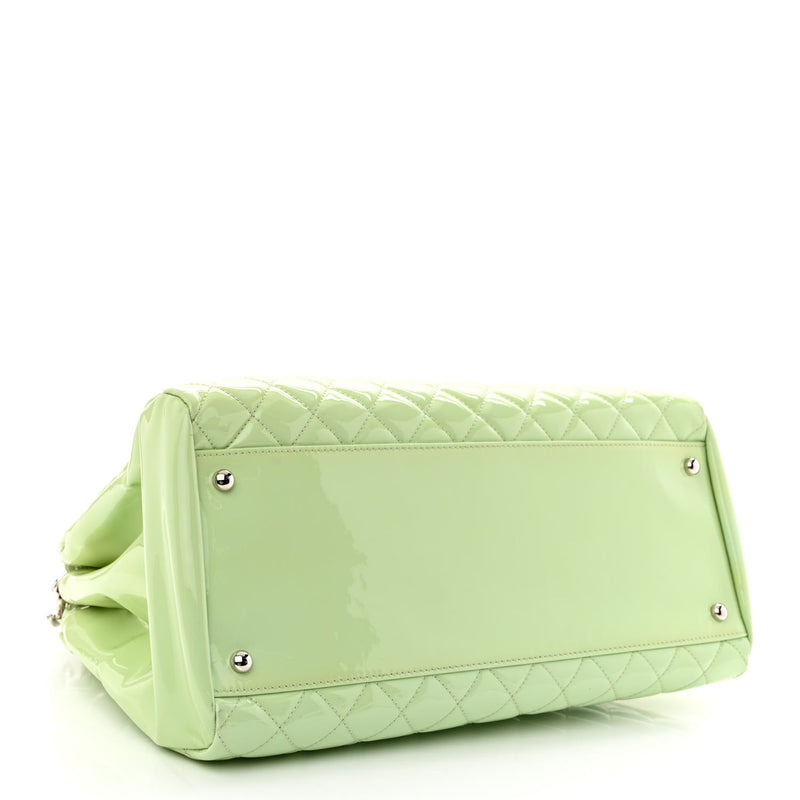 Chanel Patent Quilted Large Just