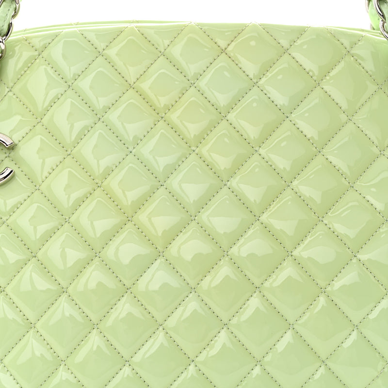 Chanel Patent Quilted Large Just