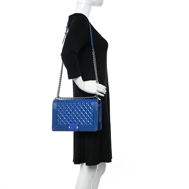 Chanel Patent Calfskin Quilted New