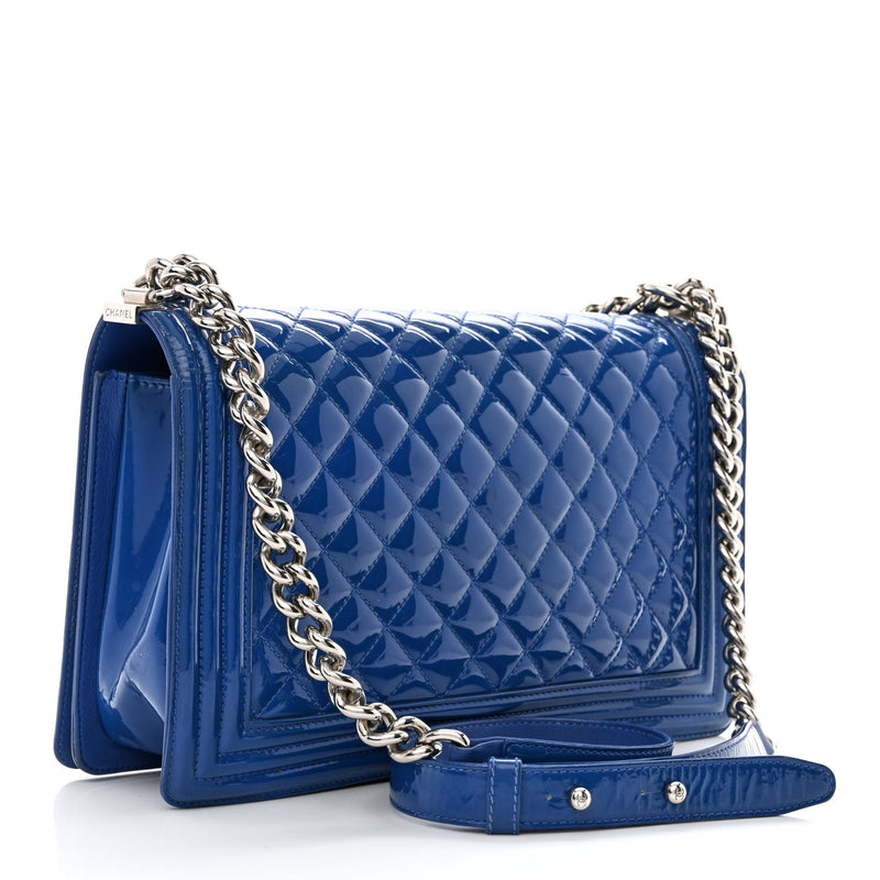 Chanel Patent Calfskin Quilted New