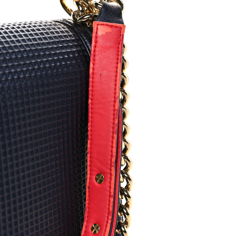Chanel Lambskin Embossed New Medium Boy