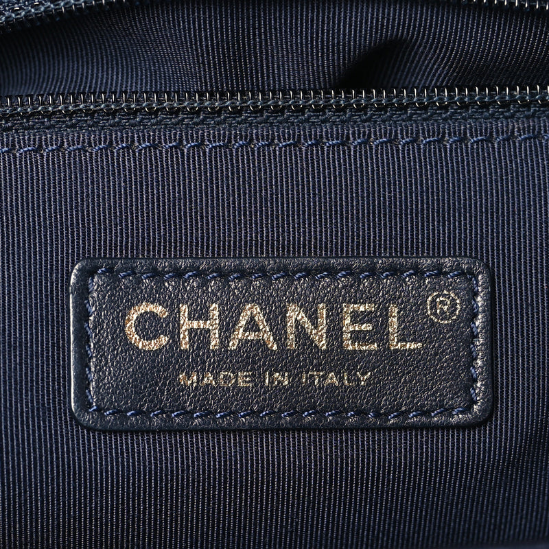 Chanel Lambskin Embossed New Medium Boy