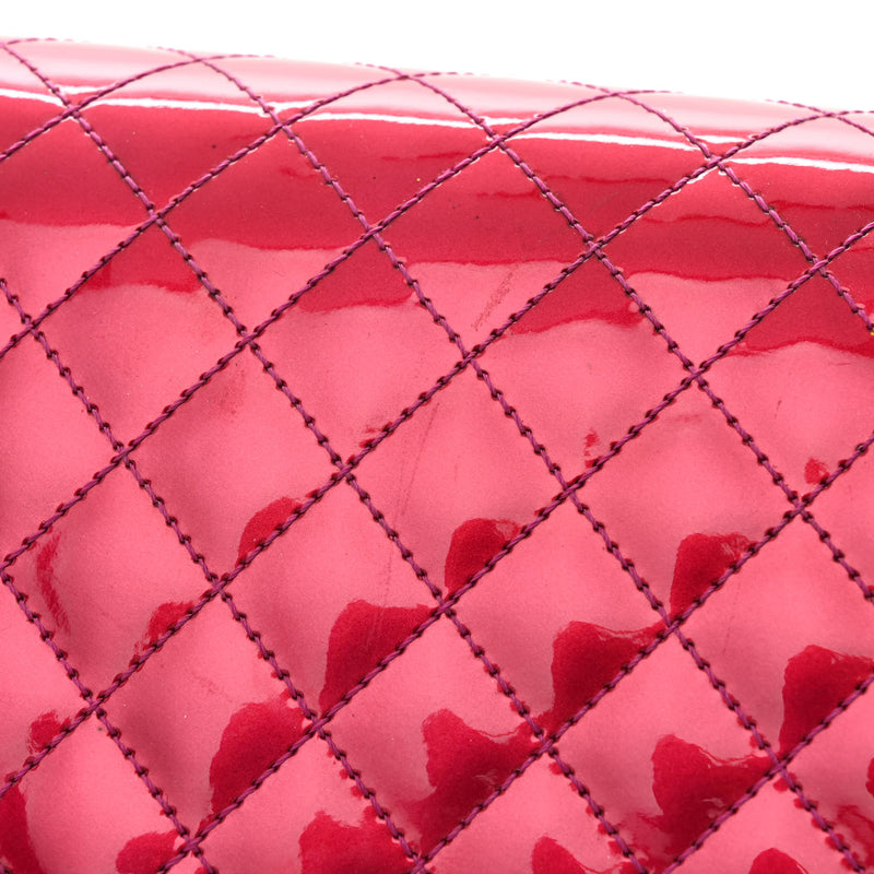 Chanel Metallic Patent Quilted New