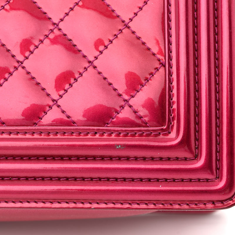Chanel Metallic Patent Quilted New